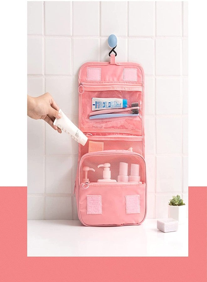 GIANT IMPEX Toiletry Bag | Cosmetic Bag | Multipurpose Pouch Bag (Variations) (Rose Pink) - Image 2